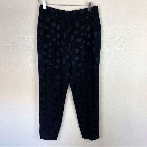 パンツ Aspesi Straight Leg Trousers In Navy Blue Cady Crepe Aspesi Leg Trousers In Navy Blue Cady Crêpe | THE LIST